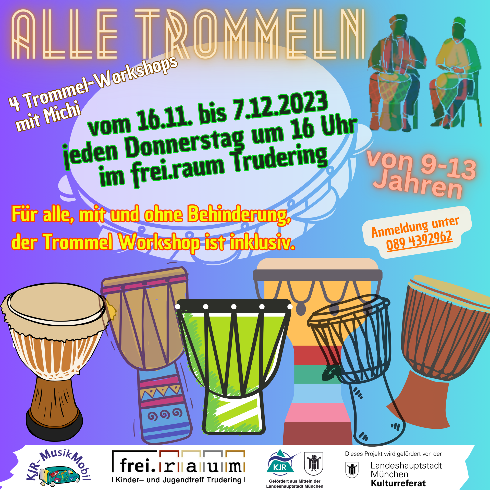 Alle trommeln Kreisjugendring MünchenStadt